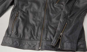 Chaqueta de Cuero Genuino Personalizada de Alta Calidad 2026, Cierre de Cremallera, Precio al por Mayor, para Hombre, OEM, Hecha en Pakistán - Product Image 5