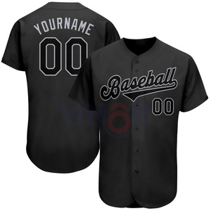 Camiseta Deportiva de Béisbol con Cuello en V para Hombre, Talla Grande, con Botones, Transpirable, Estampada por Sublimación, Lisa - Product Image 4