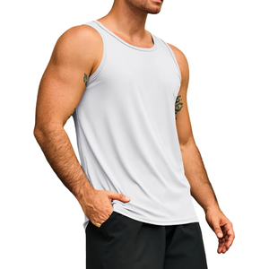 Fabricant de vêtements respirants, débardeur pour hommes, mode tendance, vêtements de sport, débardeur uni pour hommes - Product Image 4