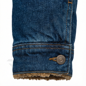 Chaqueta Vaquera de Invierno Personalizada para Hombre, con Botones, Color Verde Menta Sólido, Estilo Casual, a la Moda, Resistente, Ropa de Calle - Product Image 6