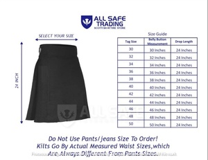 Venta caliente Modern Scottish Tartan Kilts 100% Acrílico Casual Festival Falda Tamaño personalizado Highland Outfit con logotipo para hombres - Product Image 5