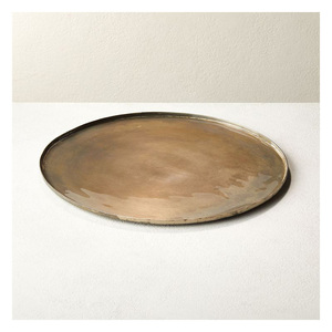 Bandeja de servicio de aluminio pulido de plata moderna Bandeja de metal de alta calidad elegante para restaurantes, eventos de catering y decoración del hogar - Product Image 4