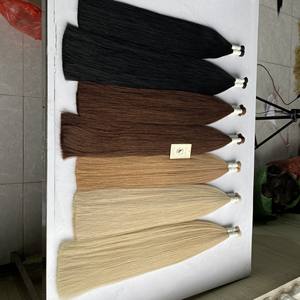 Extensions de cheveux humains vierges personnalisés en gros Super Double Drawn non traité vendeurs en vrac bruts indiens vietnamiens disponibles sur mesure - Product Image 2