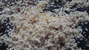 Granulats de marbre crème ivoire, pierres concassées naturelles, gravier pour l'aménagement paysager, jardin, extérieur, design moderne - Product Image 6