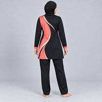 Ensemble 3 Pièces Modeste pour Femme, Nouvelle Collection, Vêtement Islamique de Haute Qualité avec Cristaux sur le Devant, Burkini 3 Pièces Modeste