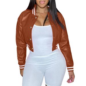 Chaqueta de béisbol para mujer, chaqueta universitaria para mujer con manga larga, calidad superior, chaqueta de satén con letras para mujer - Product Image 2