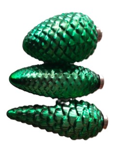 Boule de Noël en verre moderne de couleur verte de meilleure qualité, boule décorative pour arbre de Noël, artisanat d'intérieur pour le festival de vacances - Product Image 1