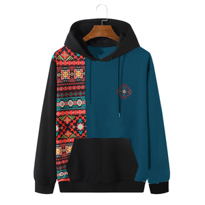 Sweats à capuche à manches longues avec poche kangourou pour hommes de haute qualité pour la conception personnalisée et le fabricant de gros de logo pour hommes - Product Image 3