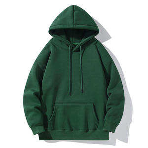 Nouveaux sweats à capuche de sport d'hiver à manches longues unisexes, unis, en coton lourd de 320 g, logo personnalisé, polaire imperméable, ample, surdimensionné - Product Image 5