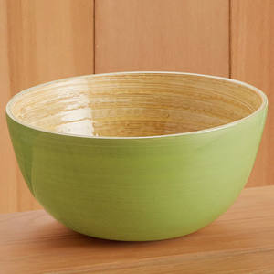 High Quality and Food-safe Handmade Vietnam <b>Bamboo</b> Fruit <b>Bowl</b> - Product Image 5
