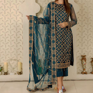 ชุดปากีสถานที่ดูดีชุด2024สำหรับผู้หญิงคอลเลคชั่นฤดูร้อน - Product Image 4