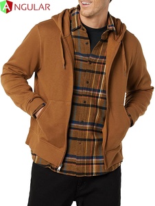 Chaqueta cortavientos con cremallera para hombre, impermeable, con capucha, para la lluvia, exterior, para senderismo, ligera - Product Image 3