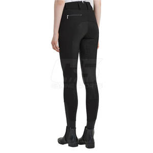 Pantalons d'équitation OEM pour femmes, taille haute, genouillères, culottes d'équitation pour femmes, jodhpurs et culottes - Product Image 4