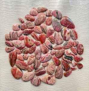 Cabujón de Rodocrosita Natural Pulida de Alta Calidad, Color Fuego Azul, para la Fabricación de Joyas, Lote Mixto - Product Image 4