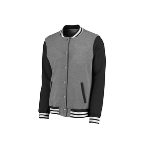 Veste zippée en toile unisexe personnalisée avec col montant et motif de lettre de service OEM imperméable à l'eau - Product Image 2