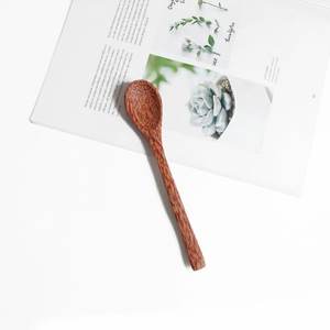 Utensilios de cocina de madera de coco natural hechos a mano, juegos de cucharas de madera de coco sostenibles - Product Image 3