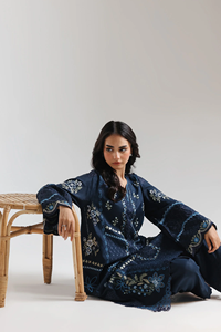 Vestido de Novia Elegante de Gasa Color Marfil, Vestido de Noche Largo hasta el Suelo, Manga Larga, Línea A, Lentejuelas, Perlas Naturales, Apliques, Pedrería - Product Image 3