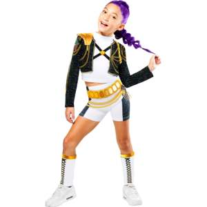 Disfraz de K-Pop Demon Hunters Hybrid Rumi Golden para Niñas, Incluye Top, Pantalones y Brazalete en 4 Tallas - Product Image 5