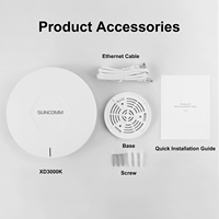 AX3000 WiFi 6 Ceiling Mount Access Point Dual Band Gigabit PoE Wireless AP dengan MU-MIMO & OFDMA Enterprise Indoor WiFi Mesh