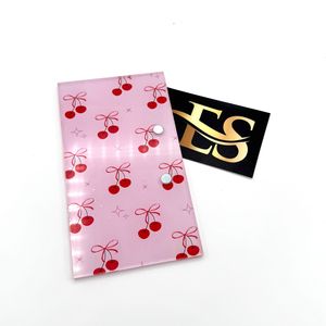 Nouvelle arrivée Cherry Bow Carreau de cils durable Personnaliser la couleur et les dessins Carreaux de cils en acrylique Plaque de fabrication de cils Carreau - Product Image 5