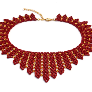 Jewelry Tutorial Beadweaving Tutorial Seed <b>Bead</b> <b>Necklace</b> Pattern - Product Image 1