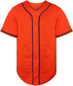 OEM Servicio Precio de fábrica Camiseta de béisbol personalizada Camiseta Transpirable 100% Poliéster Softball Jersey Nuevo diseño Precio barato - Product Image 5