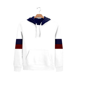 Sweat-shirt à capuche 100% coton éponge de qualité sportive, multi-panneaux, prix de gros, Offre Spéciale - Product Image 5