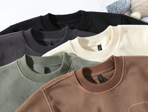 Professionnel 2024 Haute Qualité Logo Personnalisé Impression Poids Léger Hommes Manches Longues Sweat Shirt En Vente Maintenant - Product Image 5