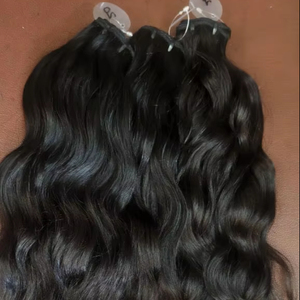 Extensions de cheveux indiens bruts | 100% cheveux humains cheveux bruts - Product Image 1