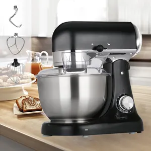 Tilt-Head Electric Stand Mixer 8-Speed 350-Watt Motor Includes 5.3-Quart Bowl Flat Beater Dough Hook Wire Whisk & Pouring Shield