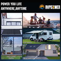 Batterie de stockage solaire LiFePO4 à l'état solide rechargeable Rvpozwer 12V 24V 200Ah 4000 cycles Garantie de 3 ans pour les bateaux les voiturettes de golf