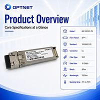 Transceiver SFP+ 10G longue portée pour réseaux d'entreprise et de transport avec transmission LC SMF 1550nm sur 80 km