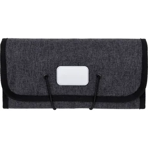 Custodia da Viaggio Personalizzata in Materiale Riciclato per Gadget, Borsa Premium per Dispositivi Portatili - Product Image 2
