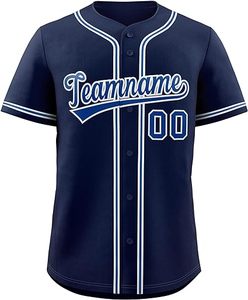 Blue Shirt Yellow Strips 2025 Wholesale High Quality <b>Light</b> Weight Baseball Jersey <b>Name</b> Number Tackle Twill Sublimation Print - Product Image 5