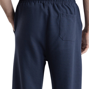 <b>Mens</b> Waffle Knit <b>Lounge</b> <b>Pants</b> Mid Straight Drawstring Wide Leg Casual Trousers Soft Breathable Relaxed Fit Everyday Bottom Wear - Product Image 5