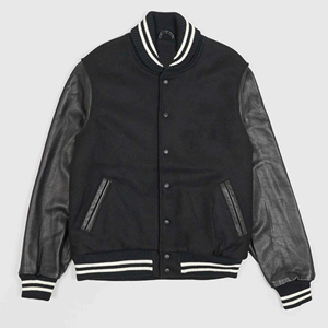 Última Llegada, Chaqueta Varsity de Béisbol para Hombre, Talla Grande, Transpirable, de Alta Calidad, con Logotipo Bordado Personalizado - Product Image 6