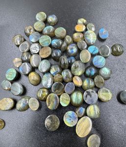 หินอัญมณีลาบราดอไรต์ธรรมชาติแบบหลวมหลายรูปทรงเรียบเนียนเจียระไนขนาดฟรีสำหรับการทำเครื่องประดับขายส่ง - Product Image 4