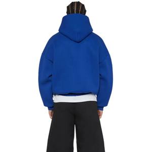 Conjunto de Sudadera con capucha en blanco con logotipo personalizado de alta calidad OEM para hombre, conjuntos de Sudadera con capucha, ropa de calle Unisex, conjunto de pantalones de chándal con estampado abullonado - Product Image 2