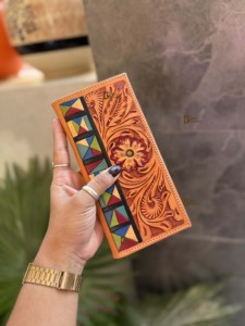 Nuevo diseñador de los hombres de largo RFID elegante estilo occidental efectivo titular billetera forro de nylon regalo él - Product Image 2