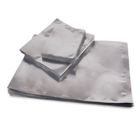 Sachet Mylar Proline, pochette stérilisable 60-200 microns, argentée, anti-humidité, qualité alimentaire, pour emballage de snacks, gâteaux, pains, pizzas, sandwichs