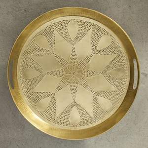 Bandeja DE SERVICIO DE METAL Premium para fiestas y regalos de Ramadán - Product Image 2