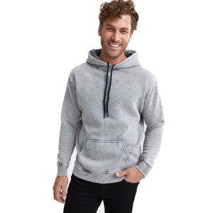 Sudadera con capucha personalizada de 100% algodón lavado ácido para hombre diseño de manga larga de gran tamaño de alta calidad impresión digital de lona de invierno - Product Image 1