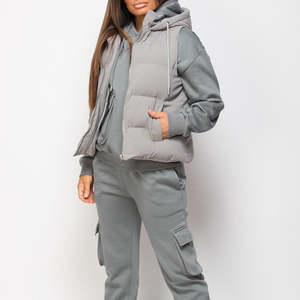 Veste sans manches matelassée imperméable élégante pour homme, col montant en tricot de haute qualité, plusieurs couleurs, nouvelle arrivée, tendance - Product Image 2