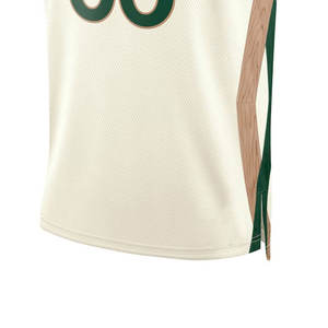 Maillot de basket-ball personnalisé sans manches, fabriqué en usine, imprimé par sublimation, différentes couleurs - Product Image 6