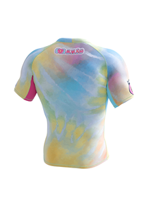 Rashguard de BJJ à manches courtes pour homme en Spandex/Polyester avec couleur et logo personnalisés pour l'entraînement - Product Image 2