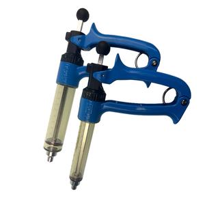 Half-Automatische Doorlopende Veterinaire Injectie Pistool Spuit Voor Varkensrunderen Schapen En Kippenvaccins 25Ml 50Ml - Product Image 1