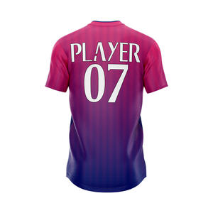 Maillots de football personnalisés pour hommes, sublimés, 100% polyester, 180 g/m², respirants, écologiques, antibactériens, séchage rapide - Product Image 3