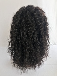 Peluca de Cabello Natural Rizado 100% Virgen de Templo Indio Camboyano de 16 Pulgadas, con Encaje HD 13x4, Cutícula Alineada, 250% de Densidad, Grado Superior 12A - Product Image 5