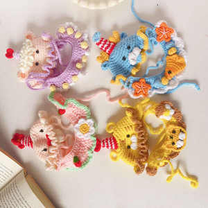 Accesorios para Bebés Hechos a Mano, Gorro de Ganchillo de Algodón con Diseño Navideño del Zodiaco para Fiestas - Product Image 2