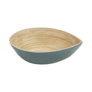 Juego de cuenco de bambú hecho a mano con utensilio plegable, cuenco ovalado en espiral/hilado, accesorios, utensilios de cocina al por mayor de Vietnam - Product Image 4